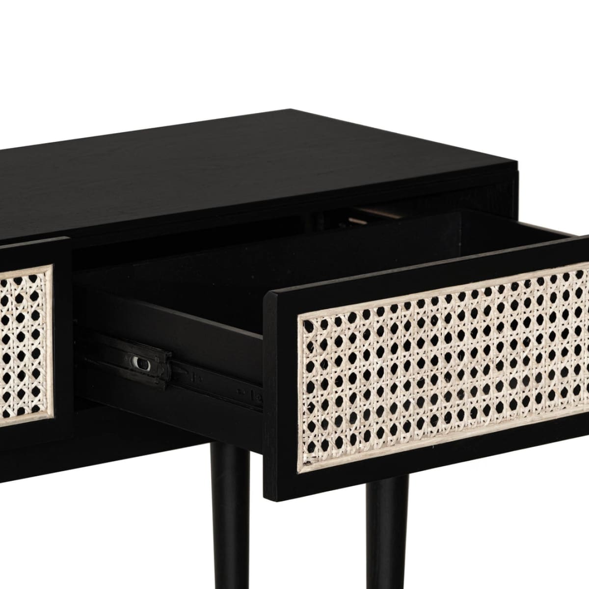 Cane Console Table - lh-import-console-tables