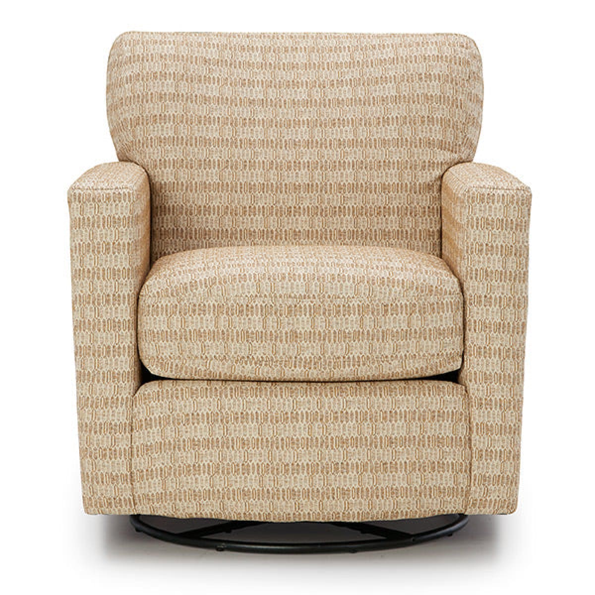 Caroly Swivel Barrel & Glider - accent-chairs