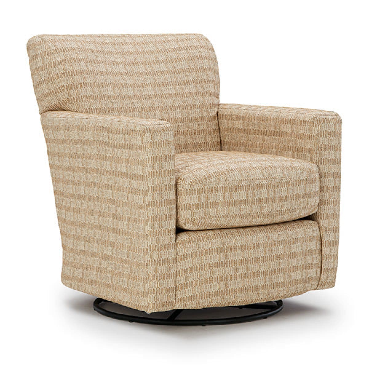 Caroly Swivel Barrel & Glider - accent-chairs