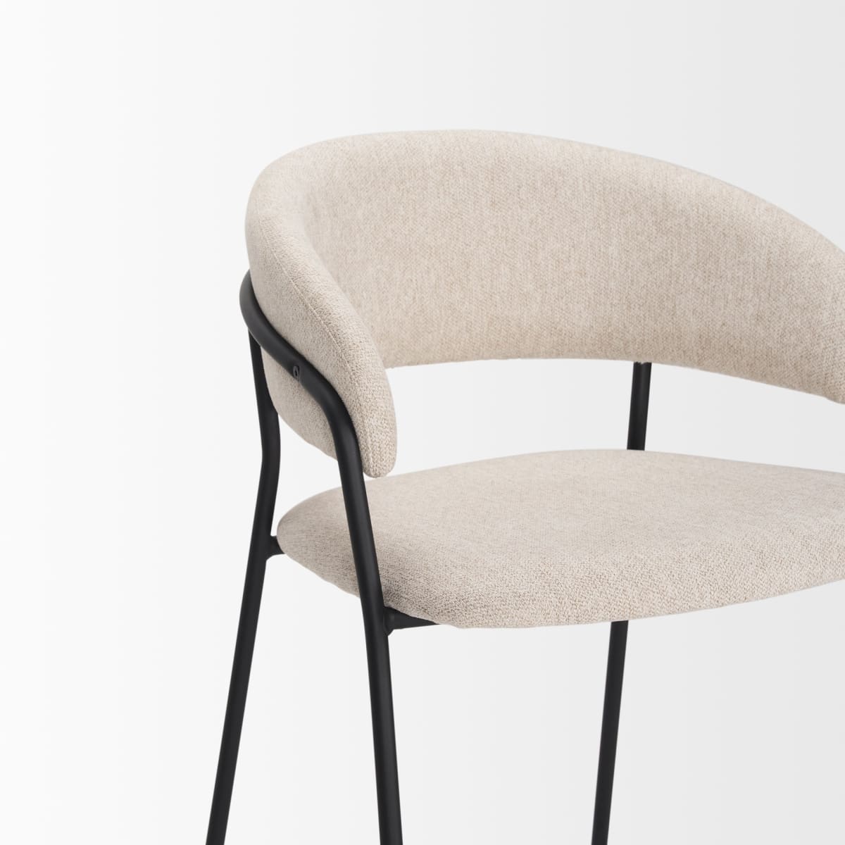 Carolyn Upholstered Seat Bar Counter Stool Oatmeal | Counter - bar-stools