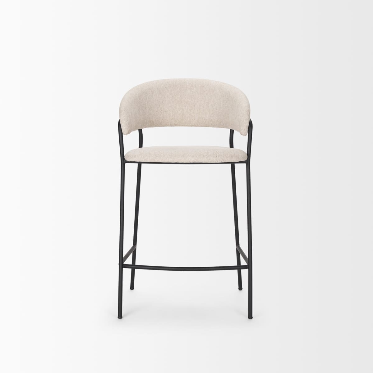 Carolyn Upholstered Seat Bar Counter Stool Oatmeal | Counter - bar-stools