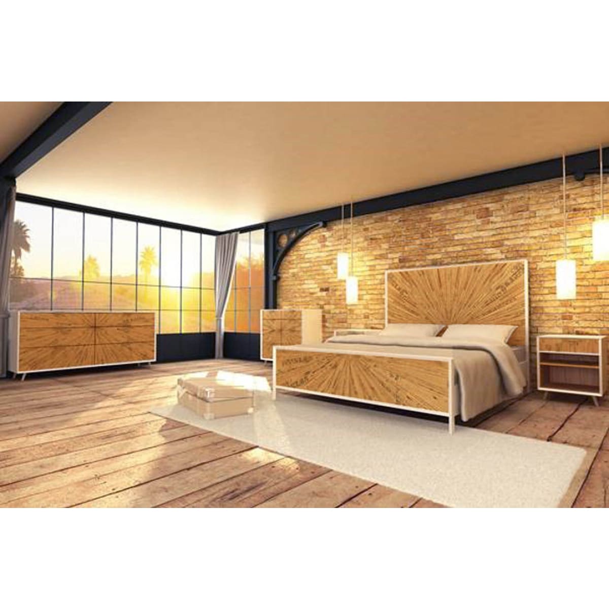 Casablanca 5 Drawer Chest - lh-import-dressers