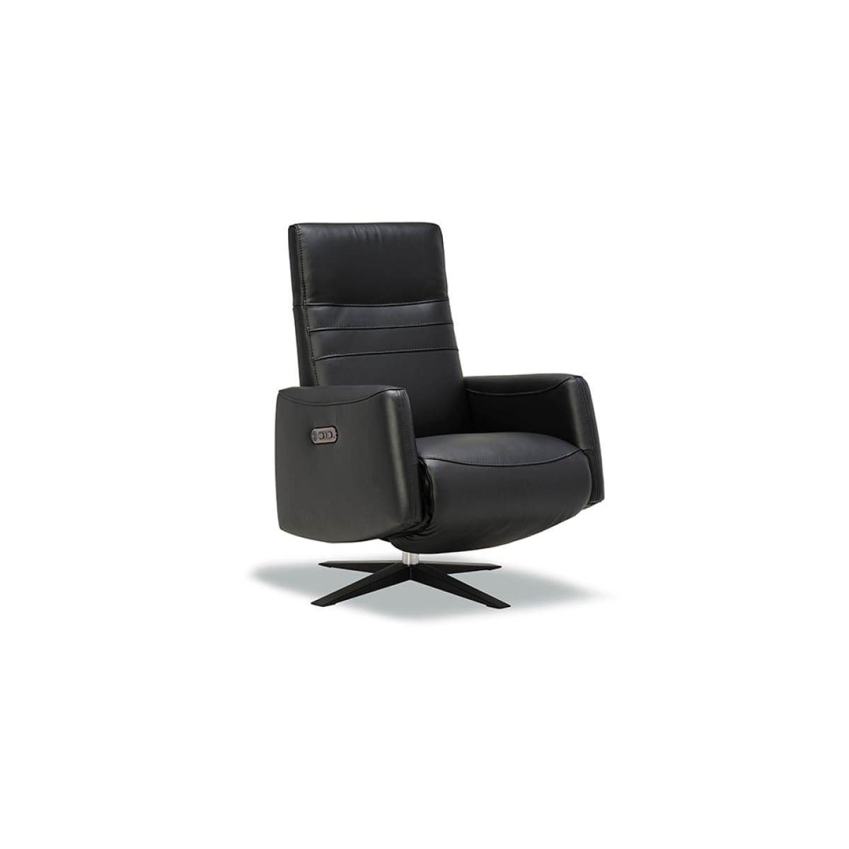 Ceres Leather Power recliner with Swivel Base - recliner