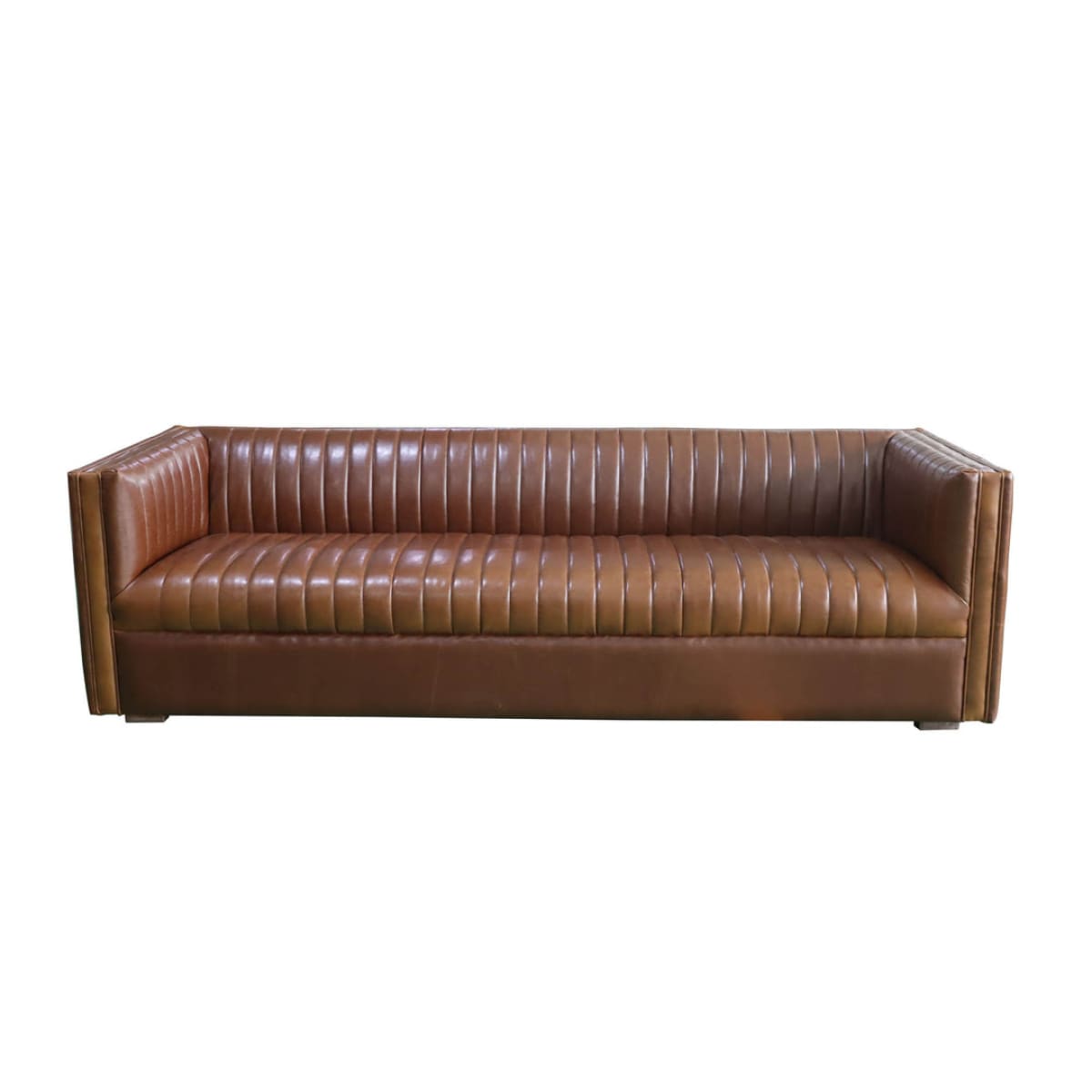 Channel Sofa - Camel Brown - lh-import-sofas