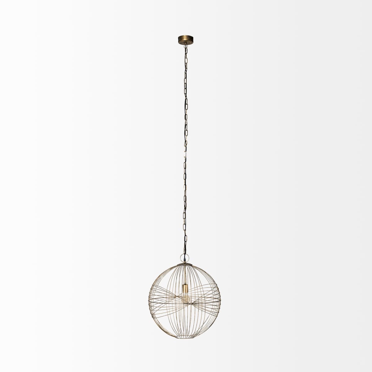 Chiron Pendant Light Gold Metal - pendant-light