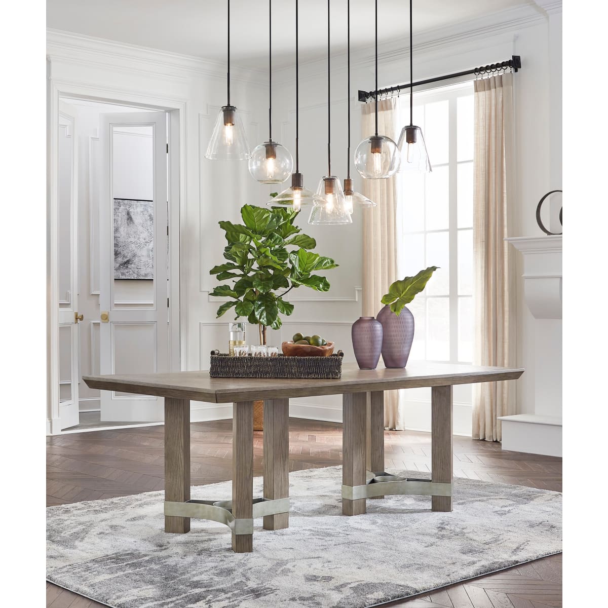 Chrestner Dining Set - 84 W x 40.13 D x 30.13 H - dining-table
