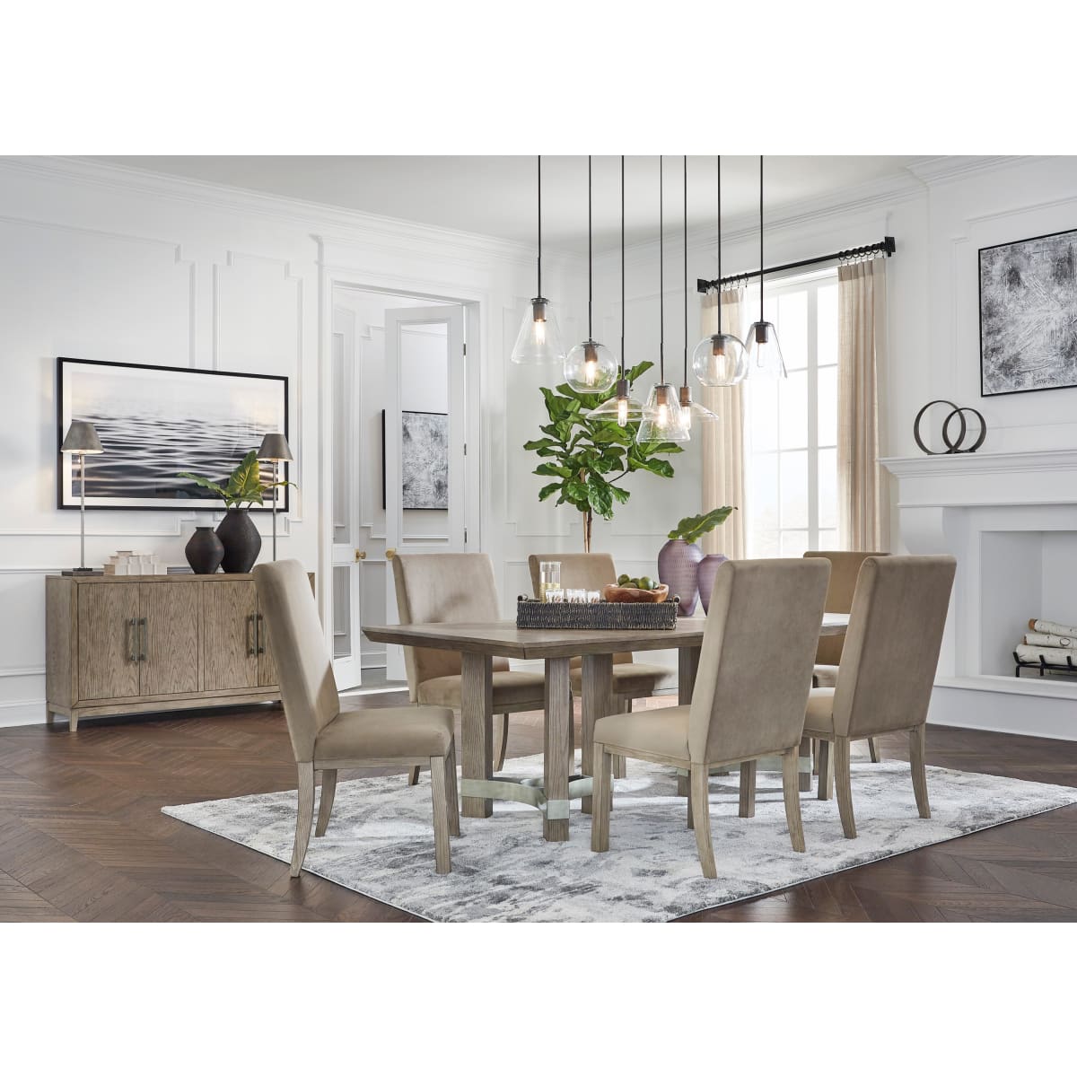 Chrestner Dining Set - 84 W x 40.13 D x 30.13 H - dining-table