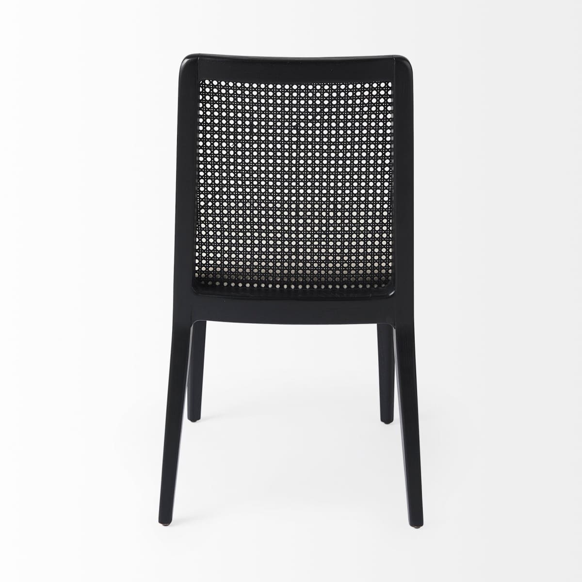 Clara Dining Chair Cream Fabric |Black Wood (Side Chair) - dining-chairs