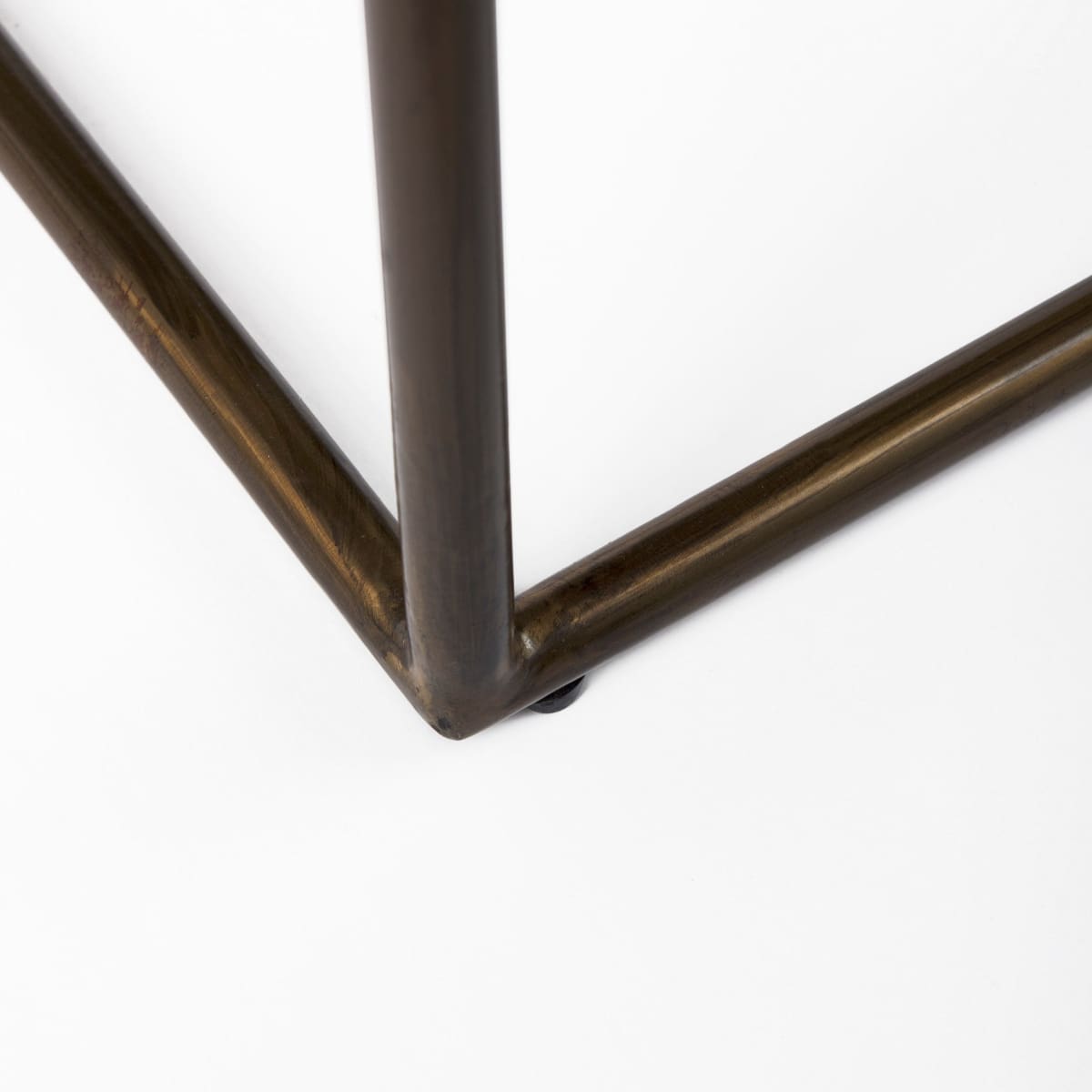 Clarissa Leather Seat Bar Counter Stool Black Leather | Gold Metal | Bar - bar-stools