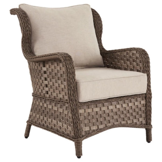 Clear Ridge Lounge Chair with Cushion (Set of 2) - Outdoor Sofa