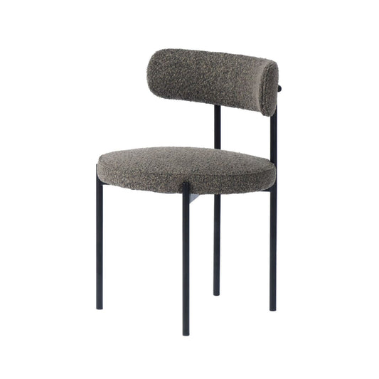 Cleo Dining Chair - Brown Boucle - lh-import-office-chairs