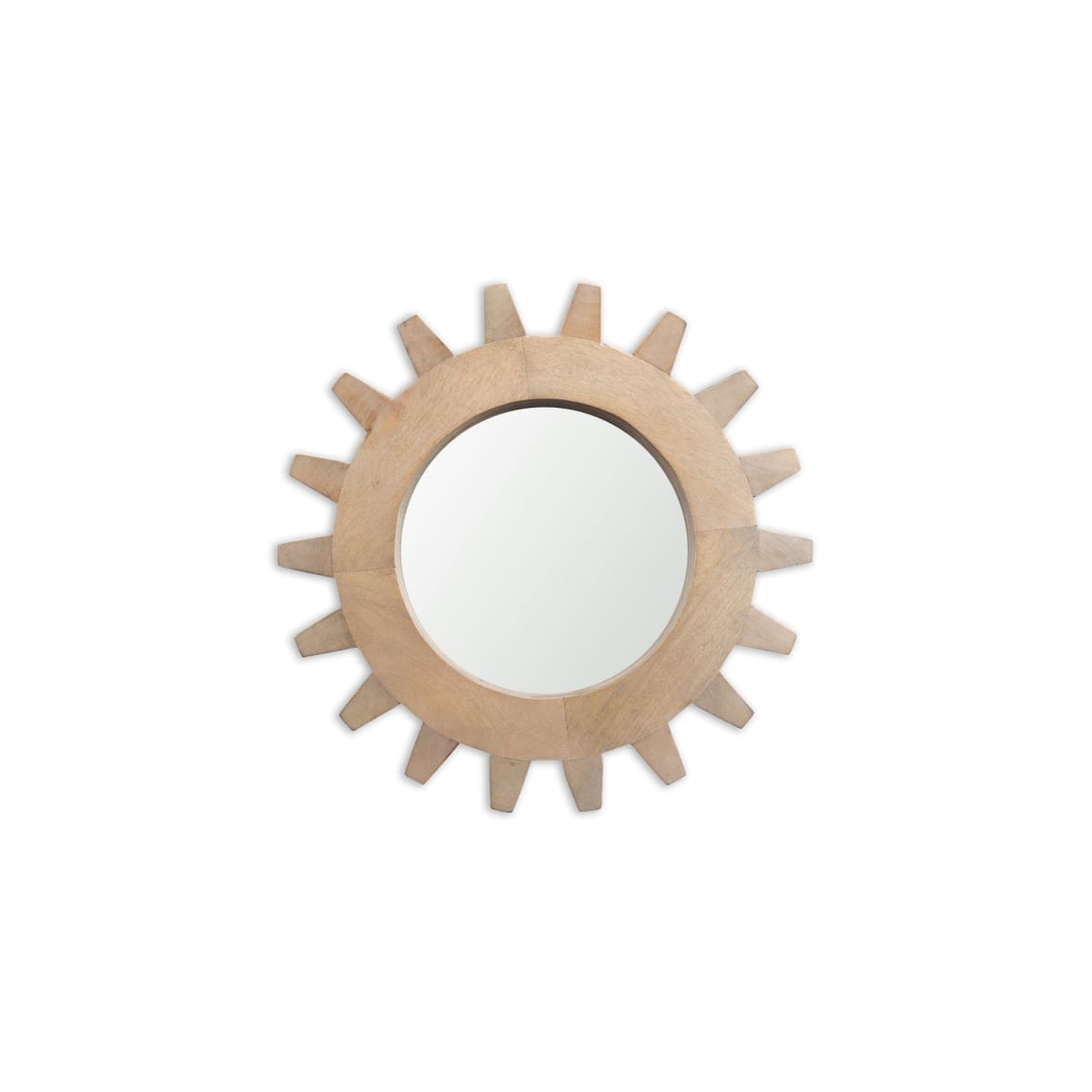 Cog Wall Mirror Sunrise Brown Wood | 17 | Sunrise - wall-mirrors-grouped