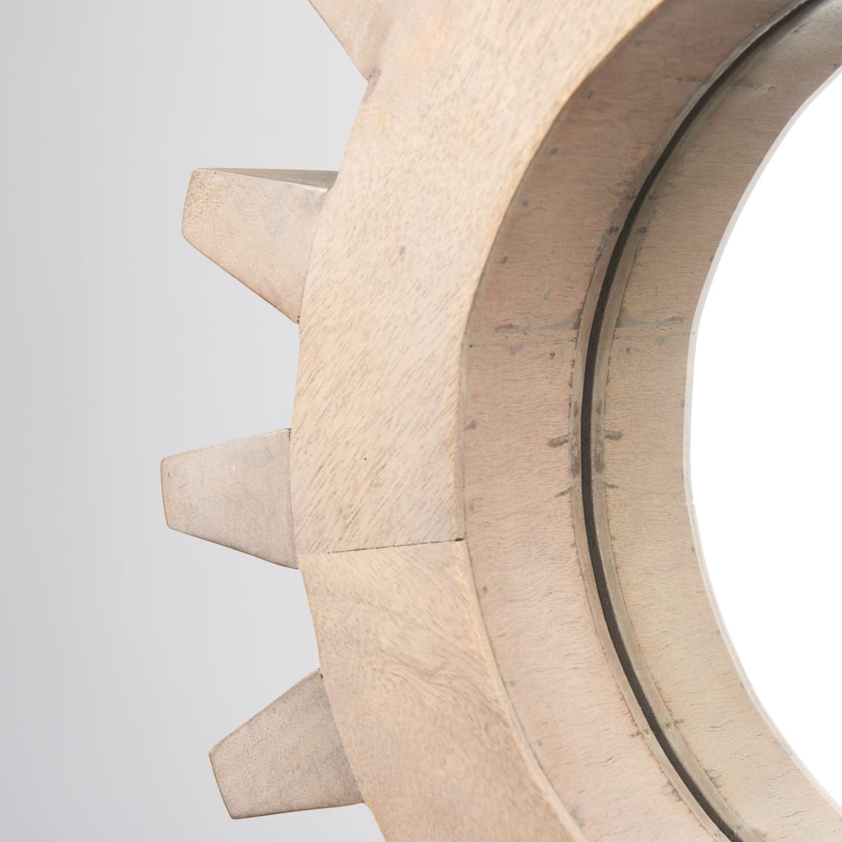 Cog Wall Mirror Sunrise Brown Wood | 17 | Sunrise - wall-mirrors-grouped
