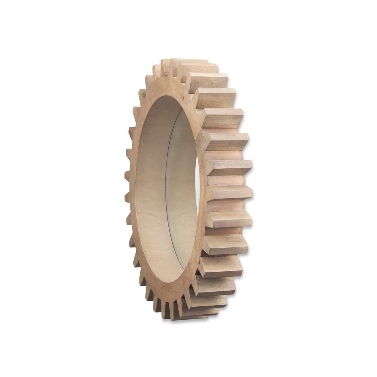 Cog Wall Mirror Sunrise Brown Wood | 26 | Sunrise - wall-mirrors-grouped