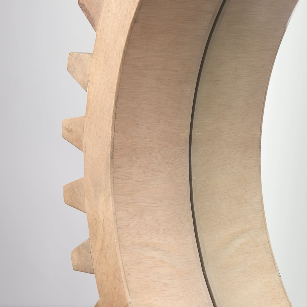 Cog Wall Mirror Sunrise Brown Wood | 26 | Sunrise - wall-mirrors-grouped