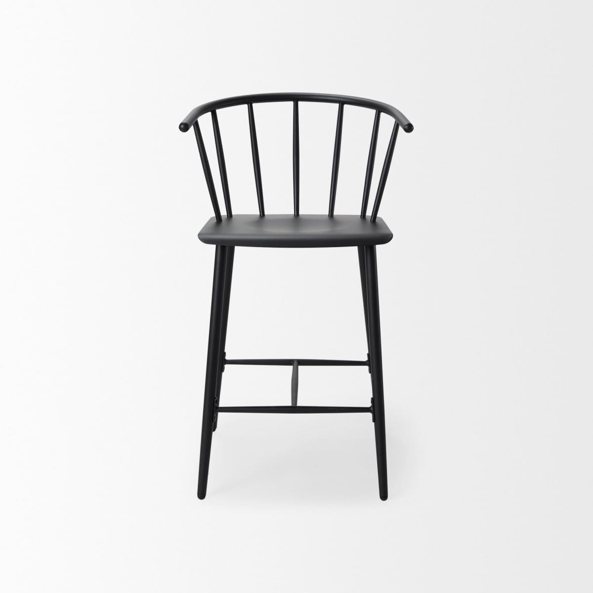 Colin Metal Seat Bar Counter Stool Black Metal | Counter - bar-stools