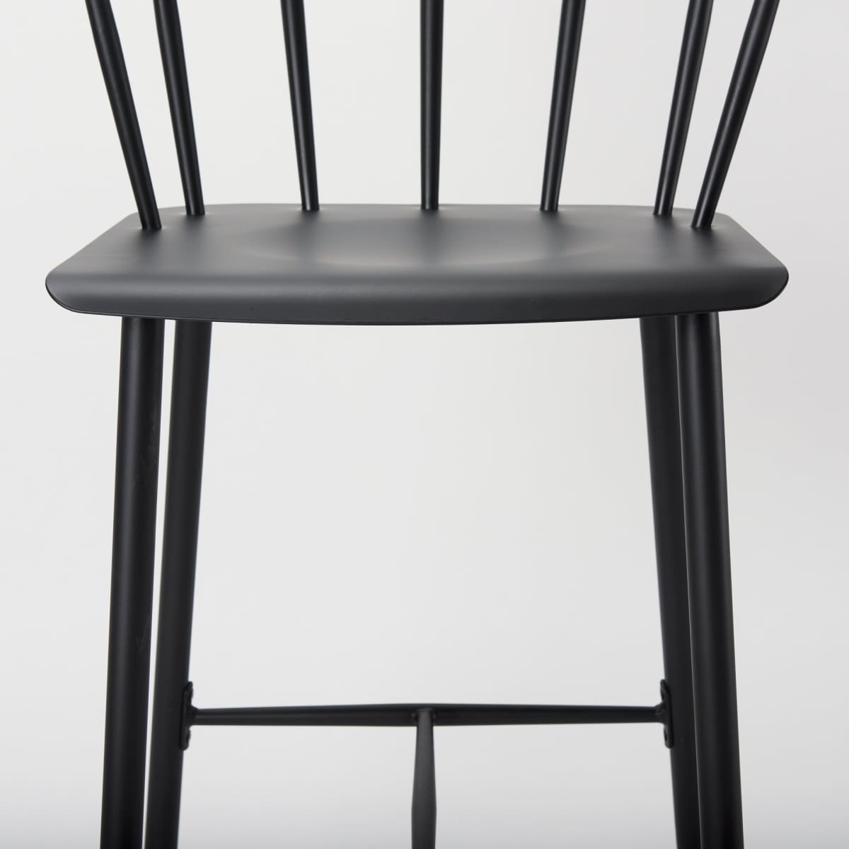 Colin Metal Seat Bar Counter Stool Black Metal | Bar - bar-stools