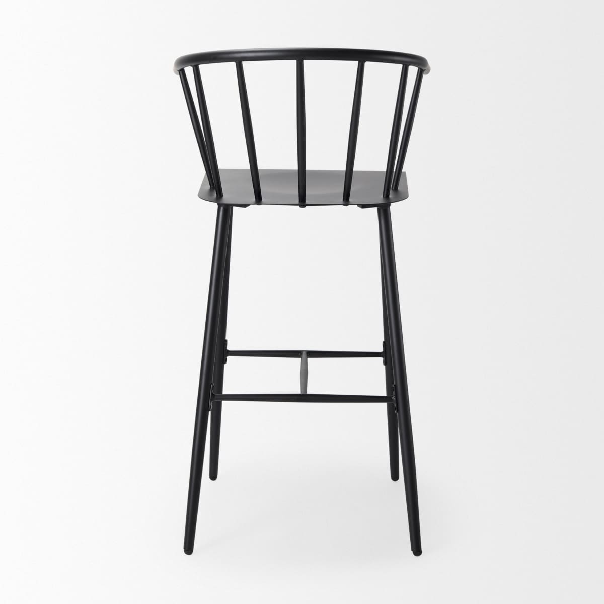 Colin Metal Seat Bar Counter Stool Black Metal | Bar - bar-stools