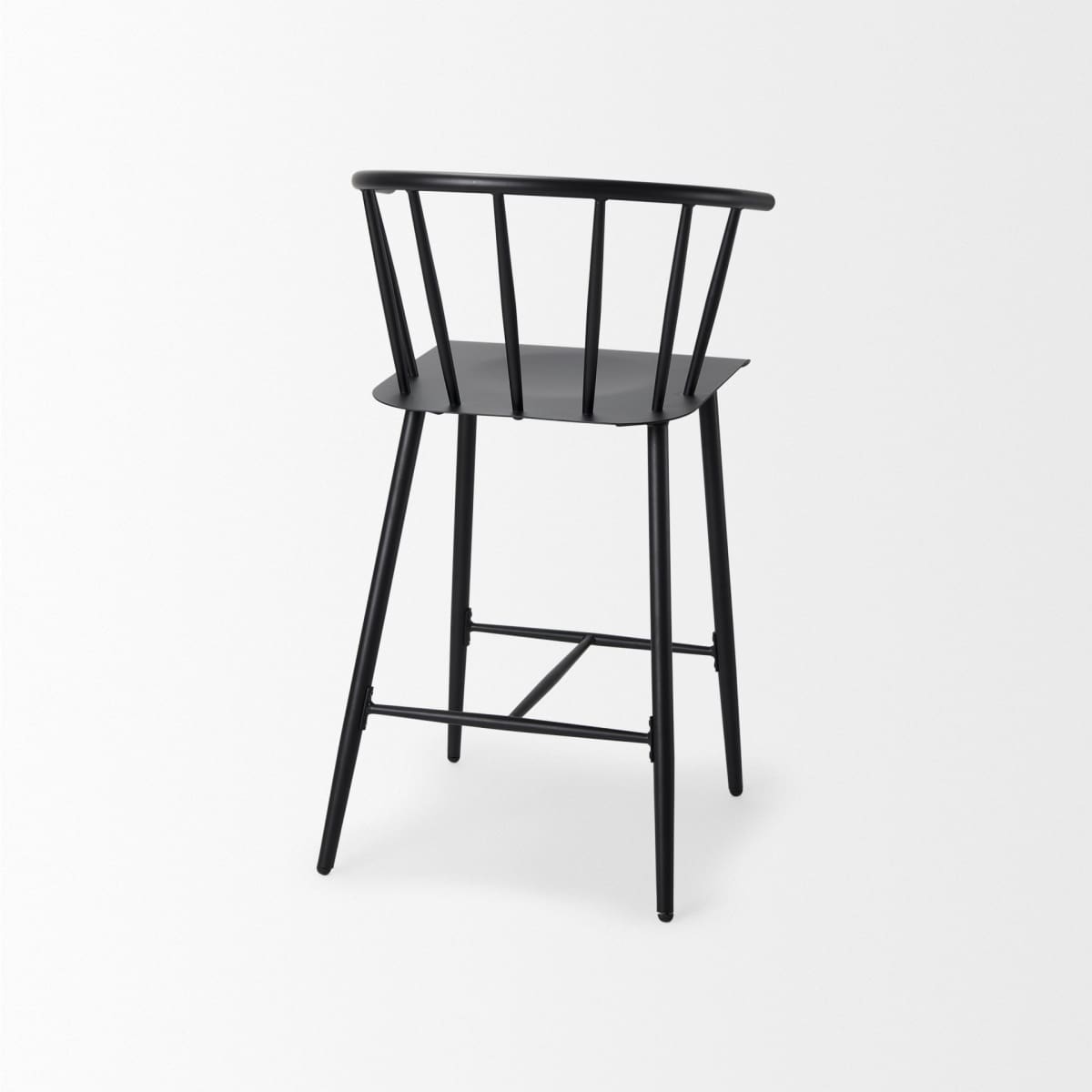 Colin Metal Seat Bar Counter Stool Black Metal | Counter - bar-stools