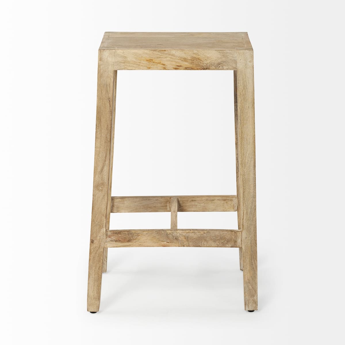 Colony Wood Seat Bar Counter Stool Brown Wood - bar-stools