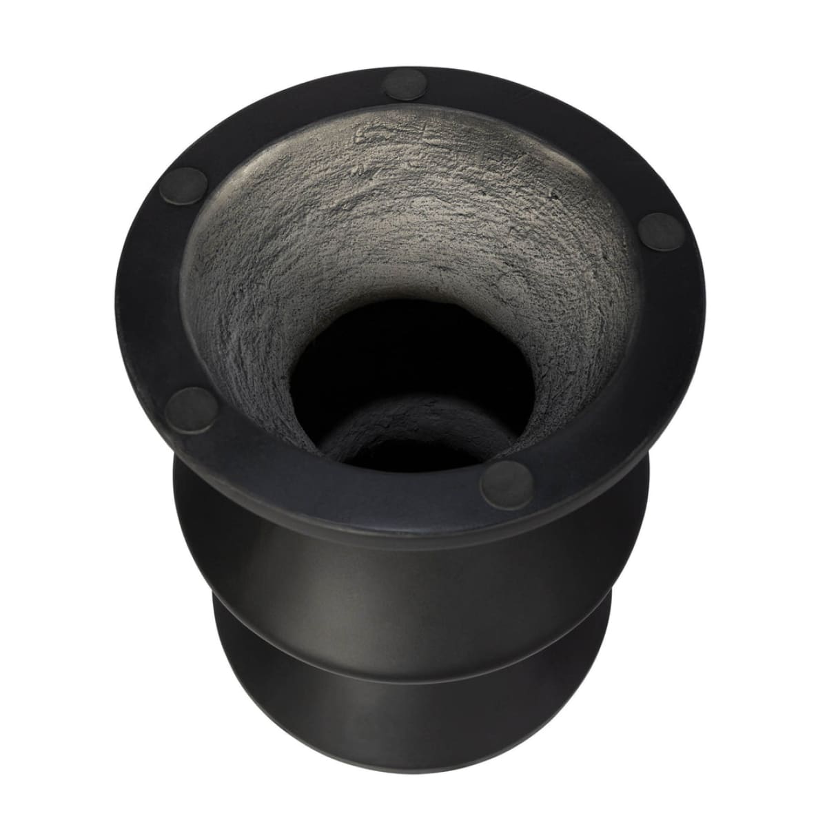 Concrete Inverted Side Table - Black - lh-import-side-tables