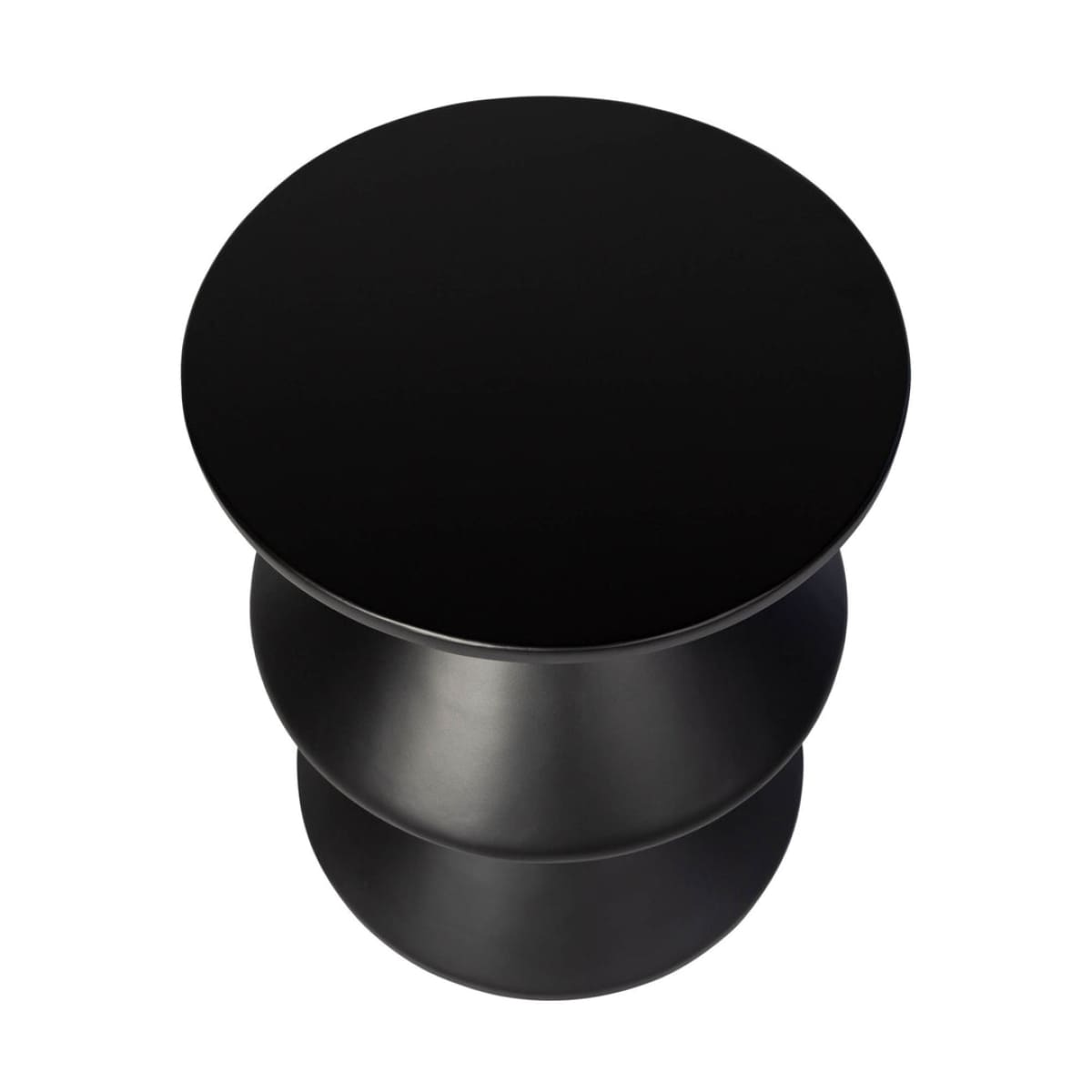 Concrete Inverted Side Table - Black - lh-import-side-tables