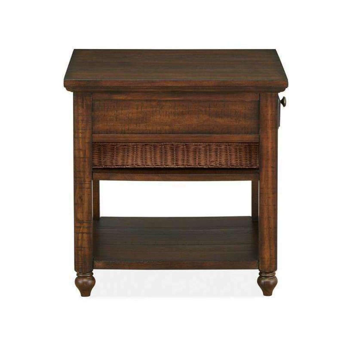 Cottage Lane Rectangular End Table - END TABLE/SIDE TABLE