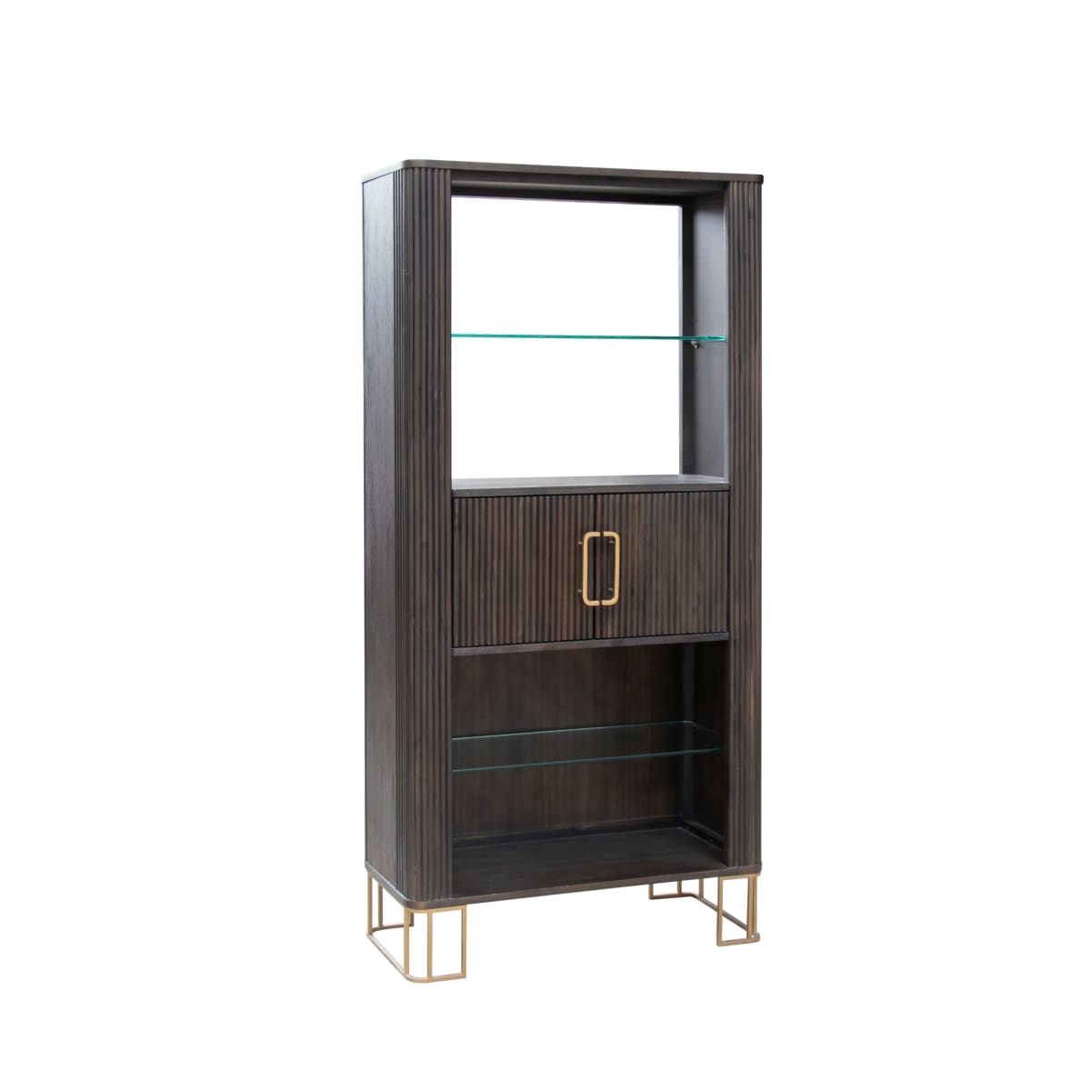 Cross Island Bookcase - accent cabinet