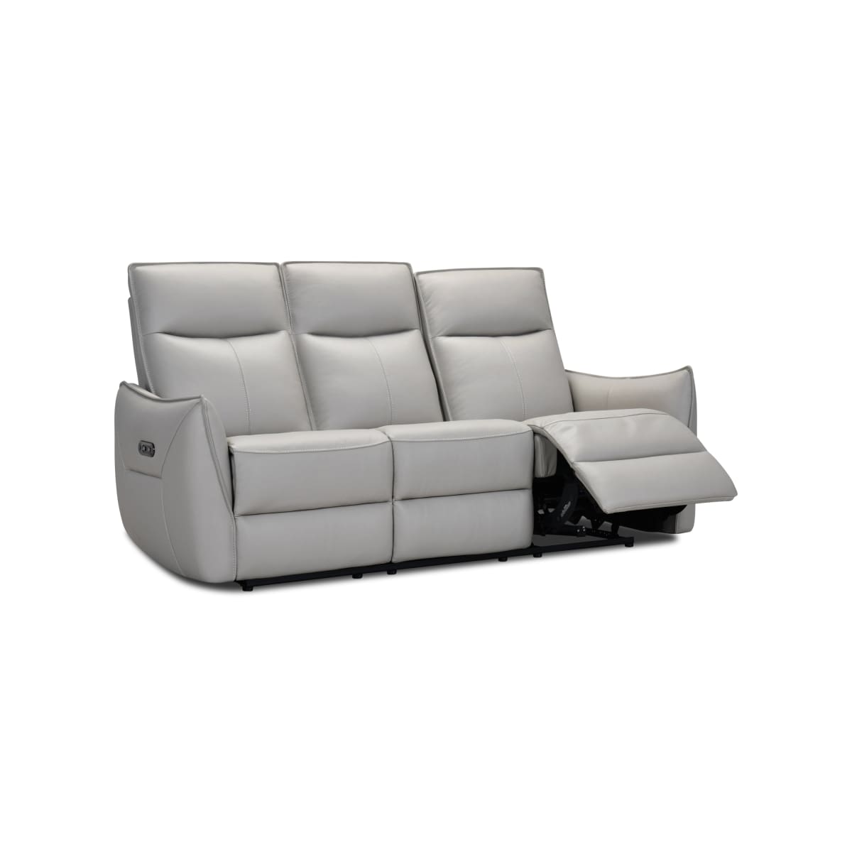Crownmark Leather Power Recliner Sofa - recliner
