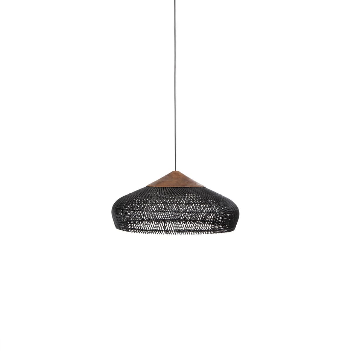 D-Bodhi Banjo Pendant Large - Black - lh-import-pendants