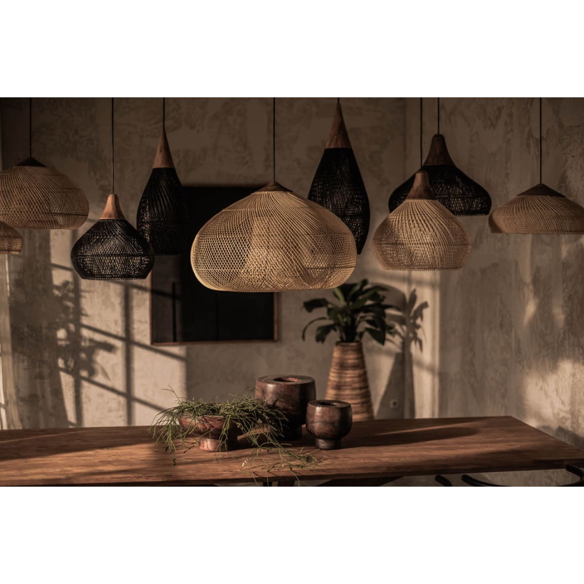 D-Bodhi Banjo Pendant Large - Natural - lh-import-pendants