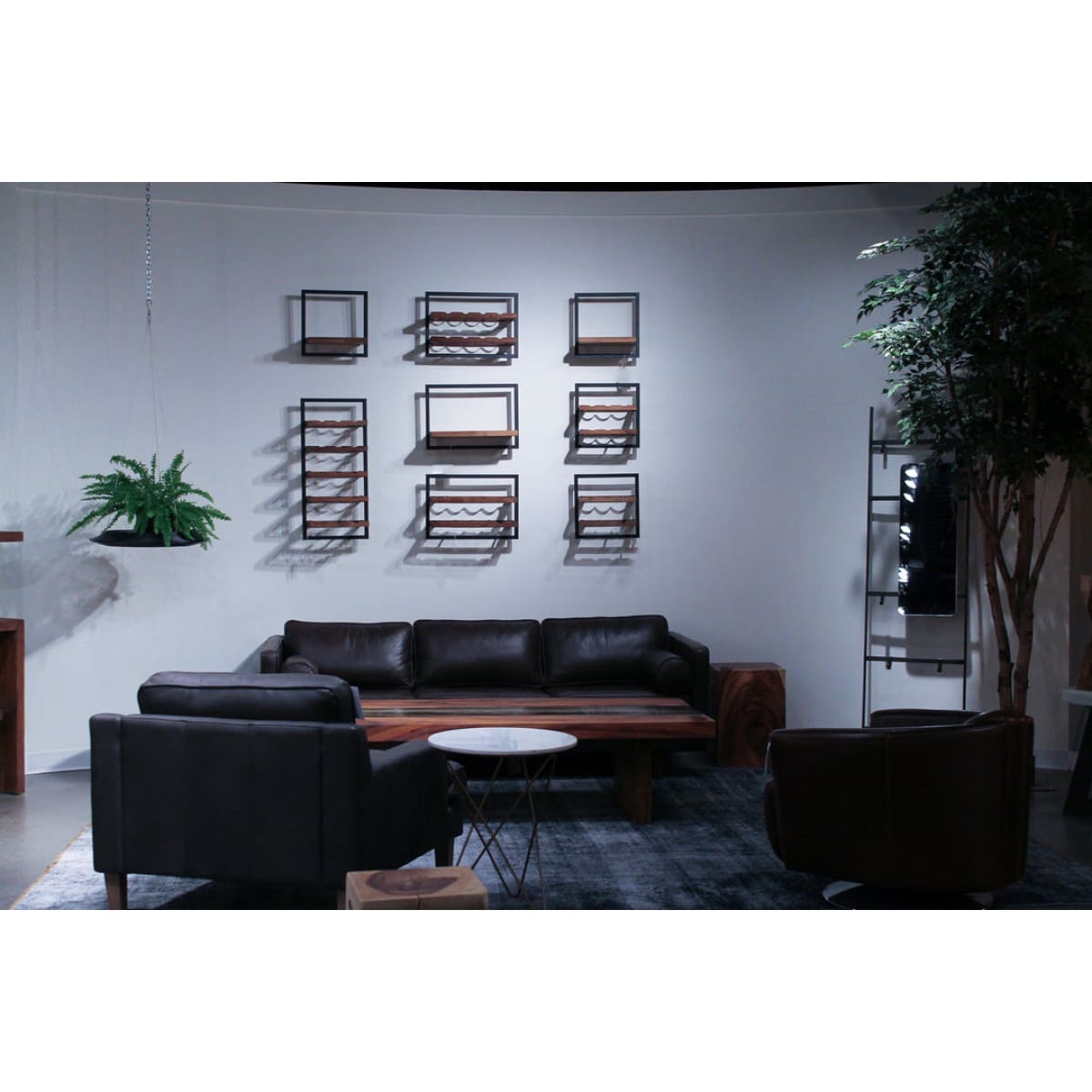 D-Bodhi Metal Frame Wall Box - Natural Type C (1/Box) - lh-import-shelving-storage