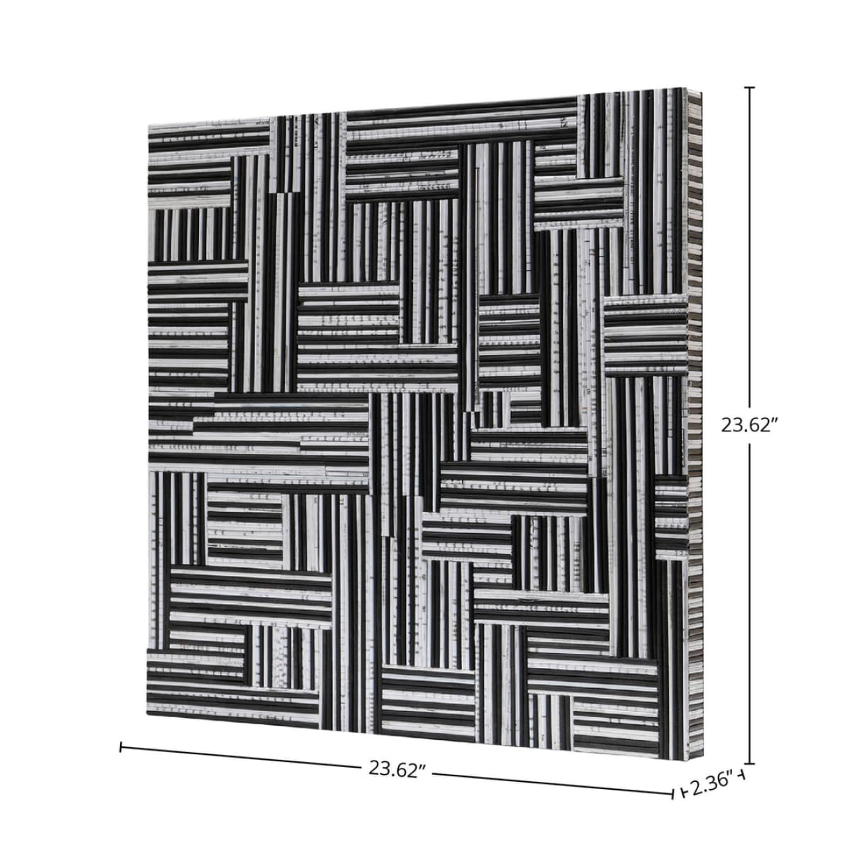 D-Bodhi Wall Deco - Black & White 24’’ - lh-import-wall-art