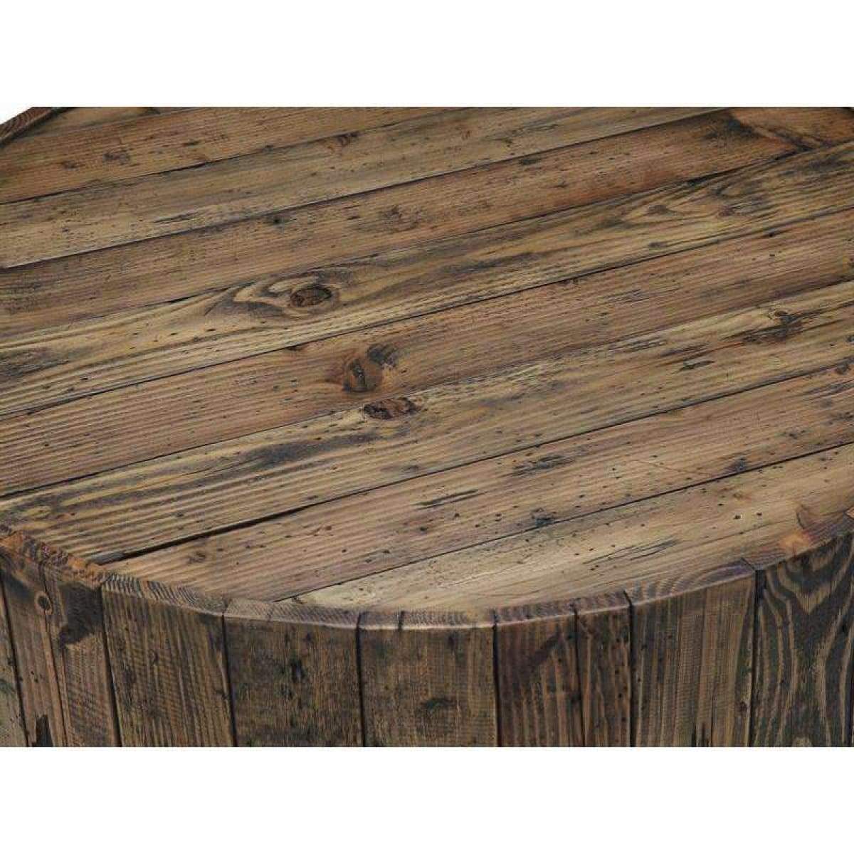 Dakota Round End Table - END TABLE/SIDE TABLE