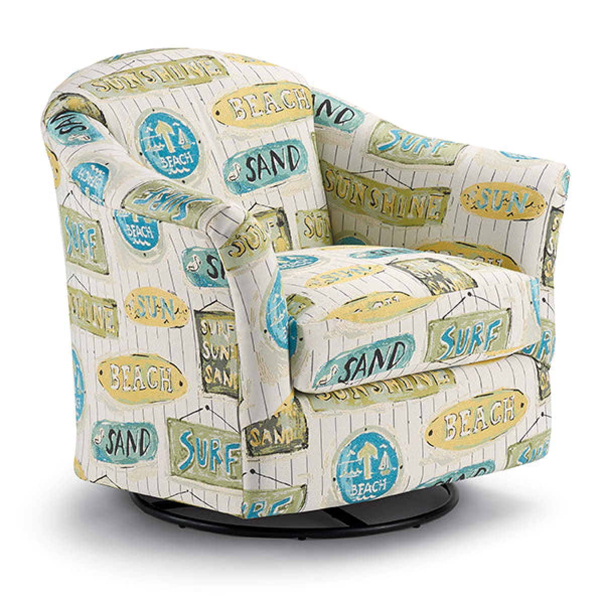 Darby Swivel Barrel and Glider - accent-chairs