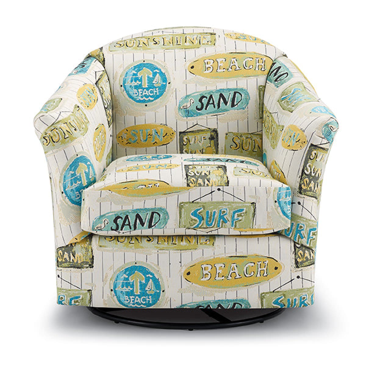 Darby Swivel Barrel and Glider - accent-chairs