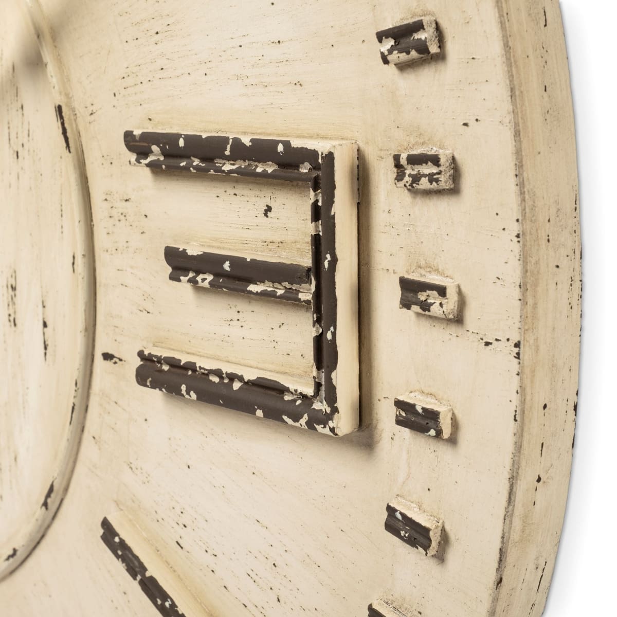 Devonshire Wall Clock Cream Wood | 42 - wall-clocks