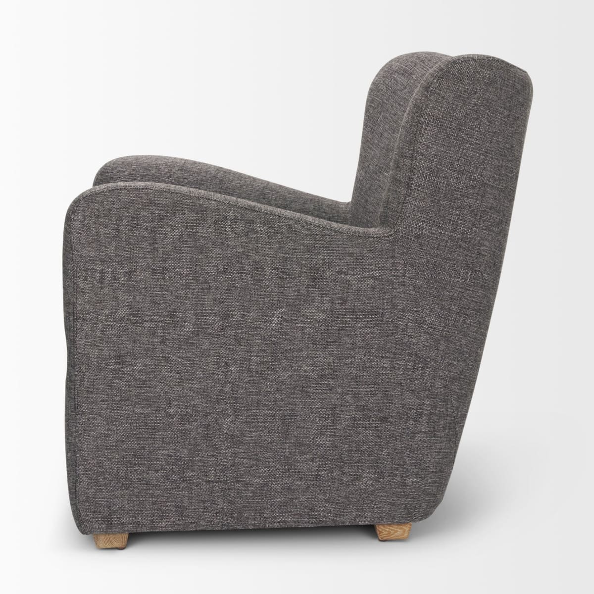 Dunstan Upholstered Accent Chair Charcoal Fabric - accent-chairs