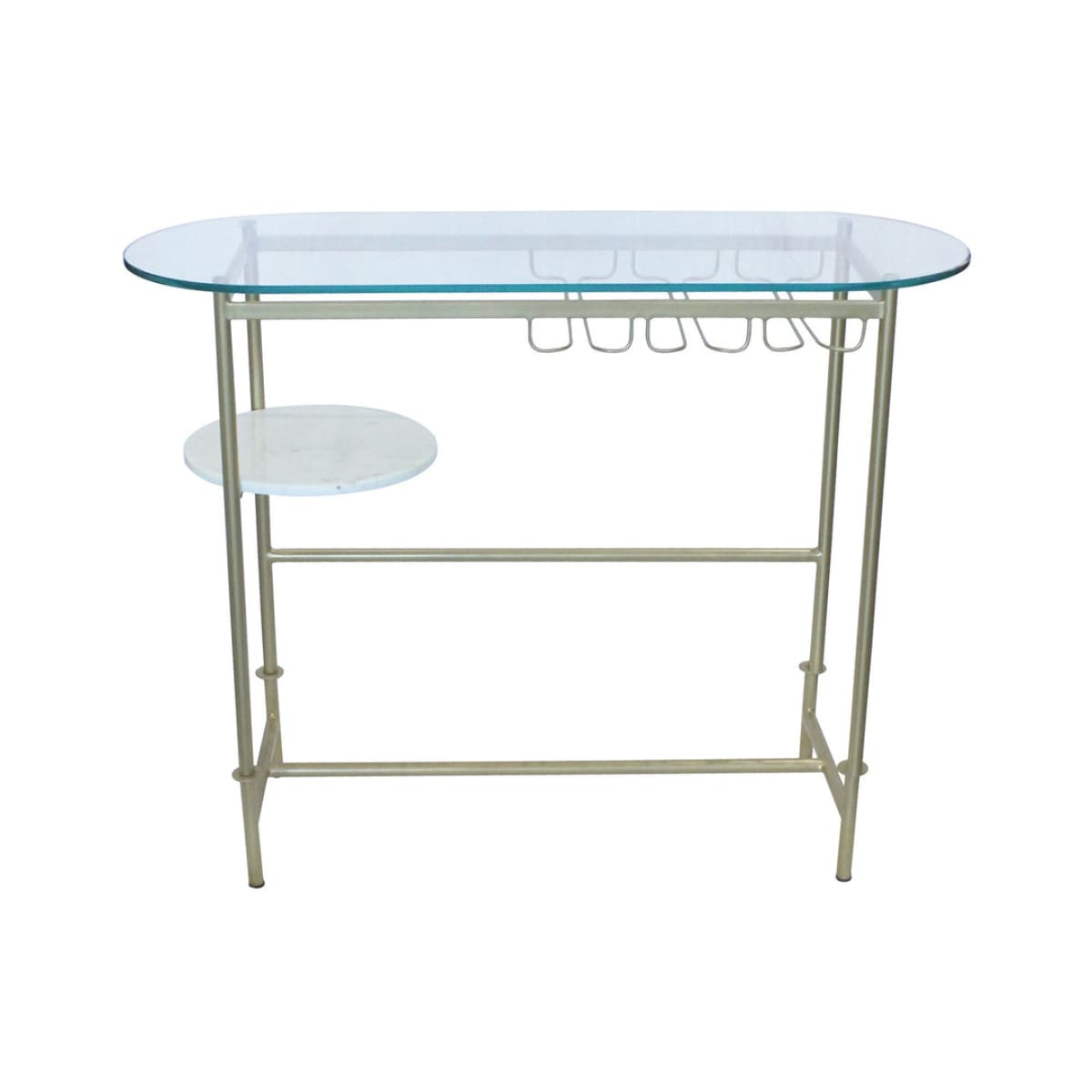 Earth Wind & Fire Oval Console Table - lh-import-console-tables