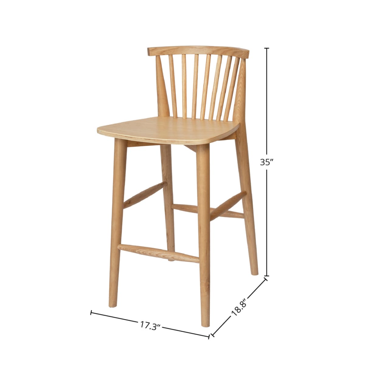 Easton Counter Stool - Natural - lh-import-stools