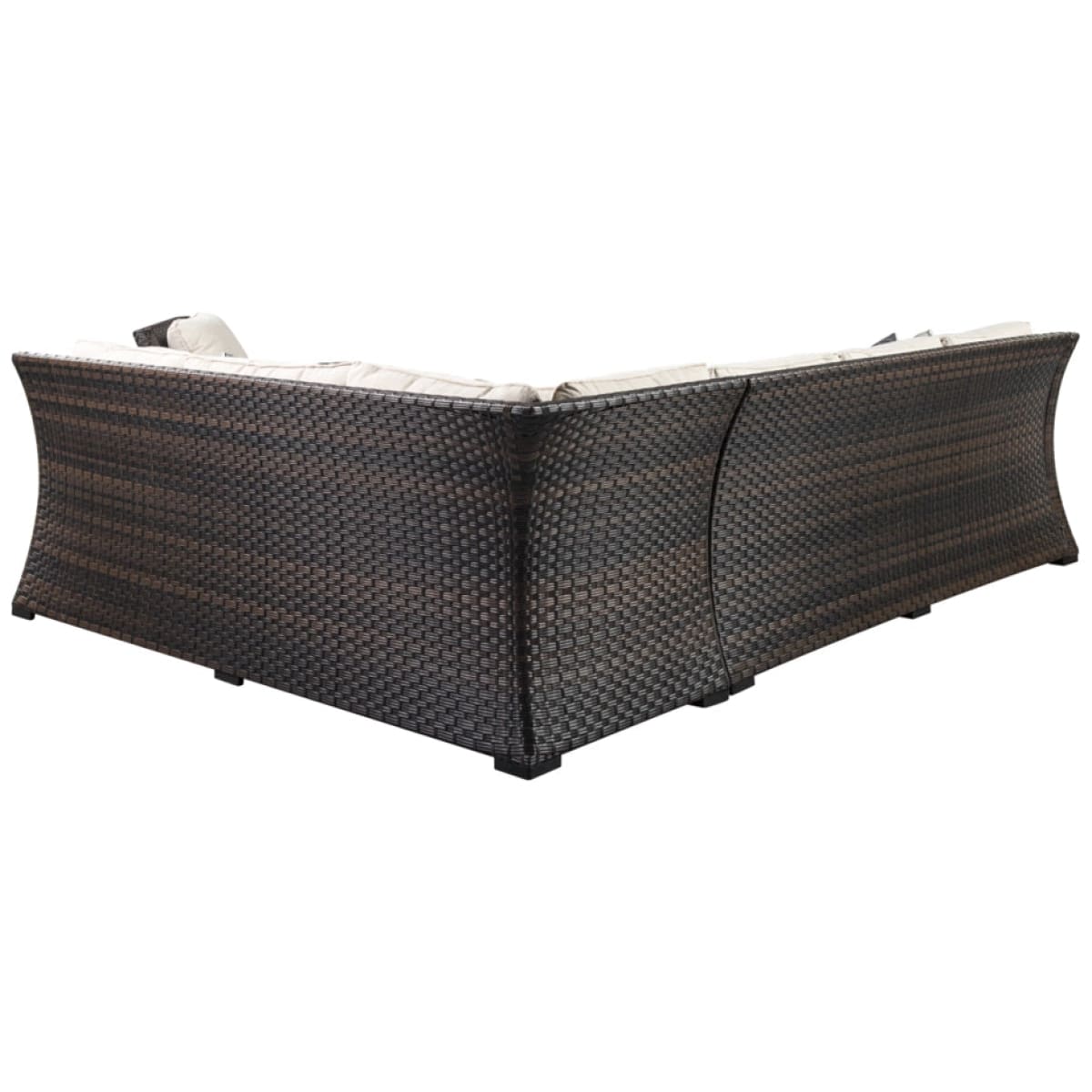 Easy Isle 3-Piece Sofa Sectional/Chair - 104 W x 80.5 D x 33.75 H - Outdoor Sofa