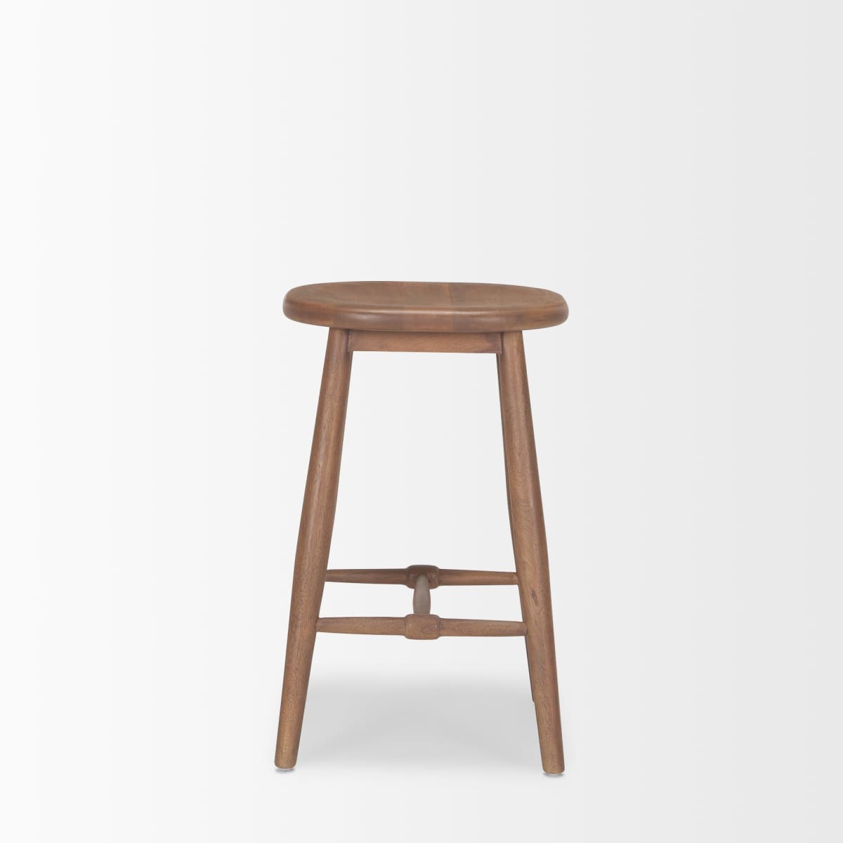 Ernest Wood Seat Bar Counter Stool Medium Brown | Counter - bar-stools