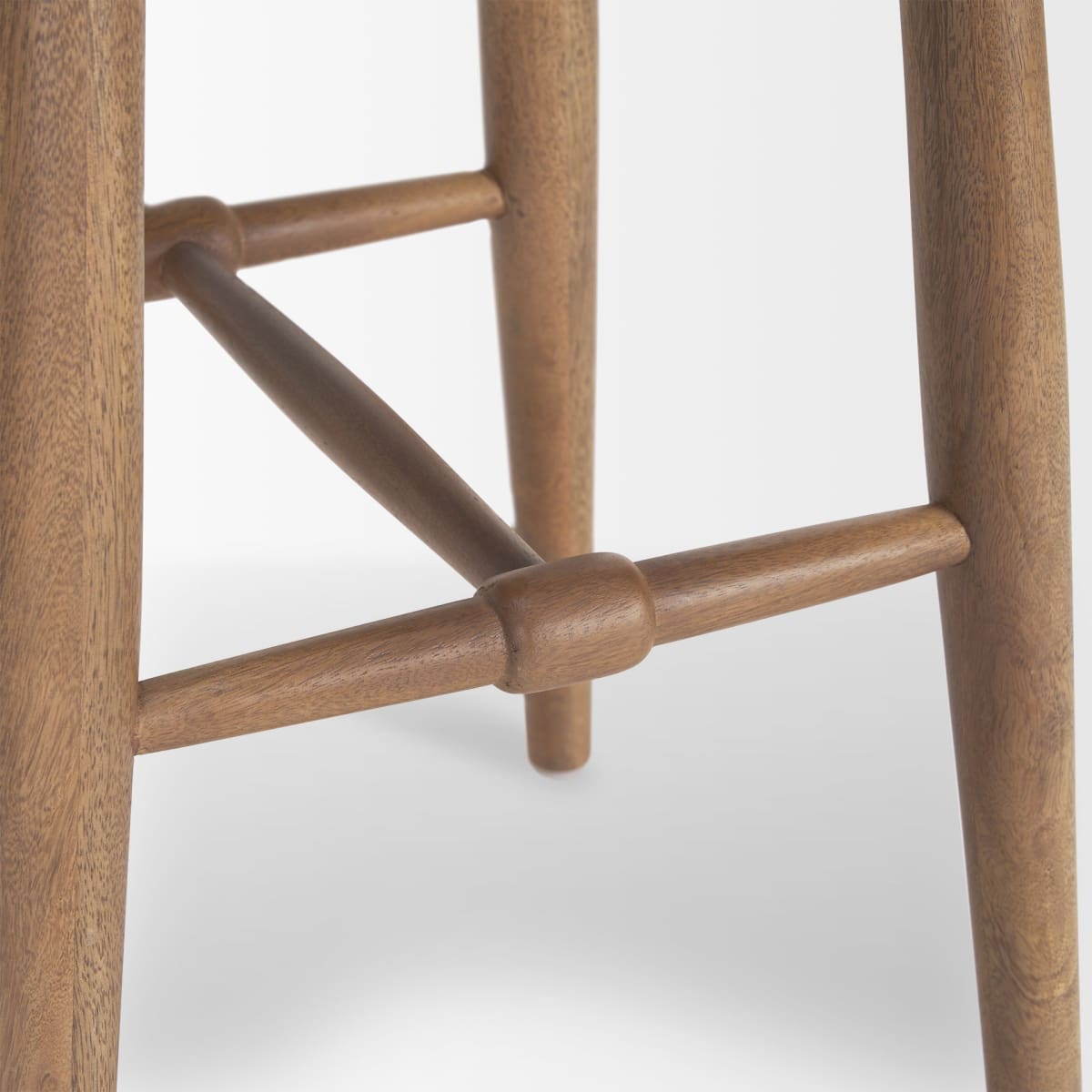 Ernest Wood Seat Bar Counter Stool Medium Brown | Bar - bar-stools