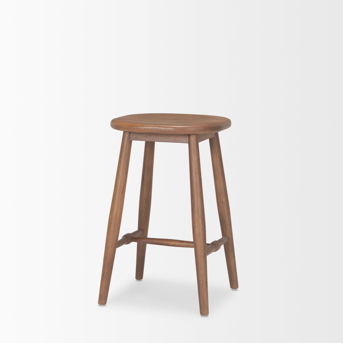 Ernest Wood Seat Bar Counter Stool Medium Brown | Counter - bar-stools