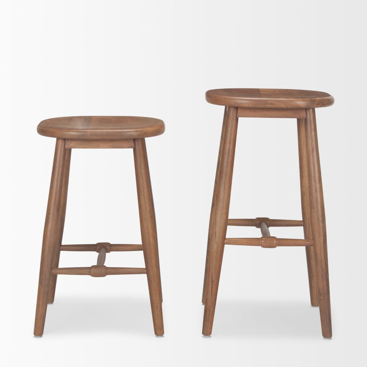 Ernest Wood Seat Bar Counter Stool Medium Brown | Counter - bar-stools