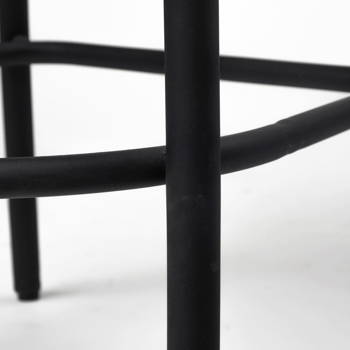 Etienne Wood Seat Bar Counter Stool Black Wood | Black Metal | Bar - bar-stools