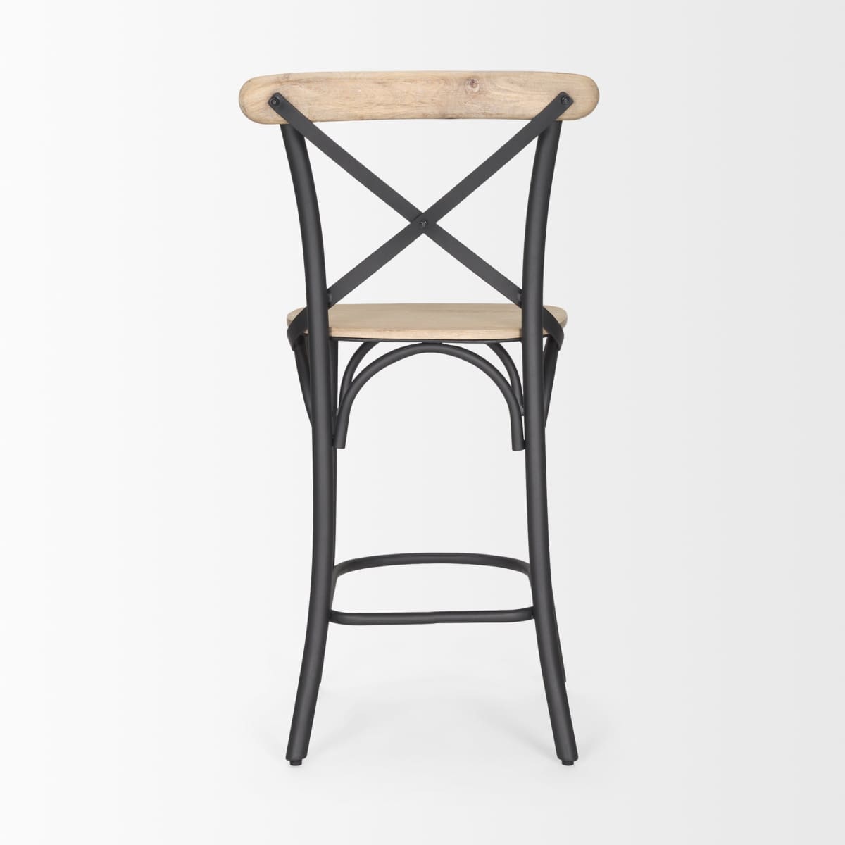 Etienne Wood Seat Bar Counter Stool Light Brown - bar-stools