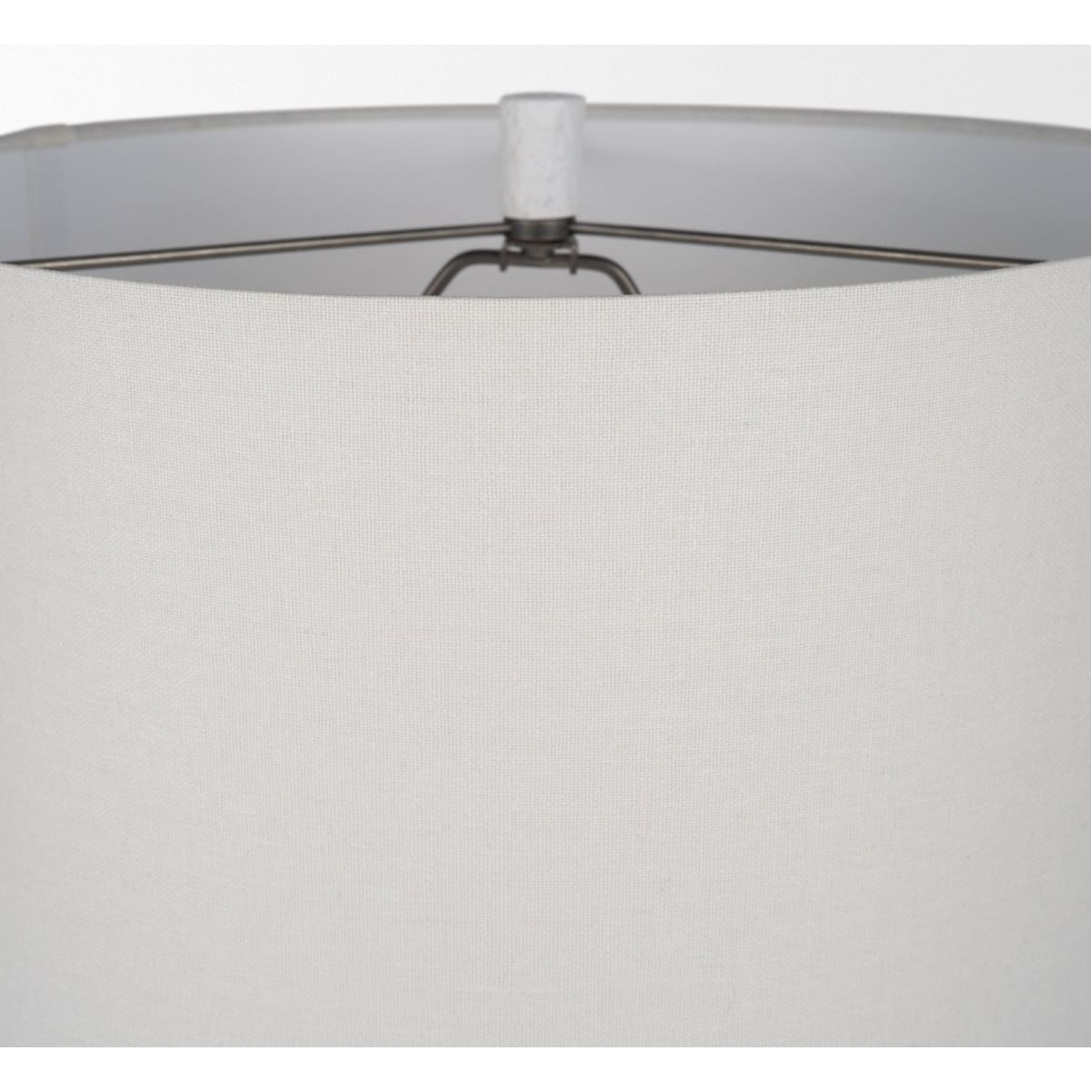 Everly Table Lamp White Cement | White Shade - table-lamps
