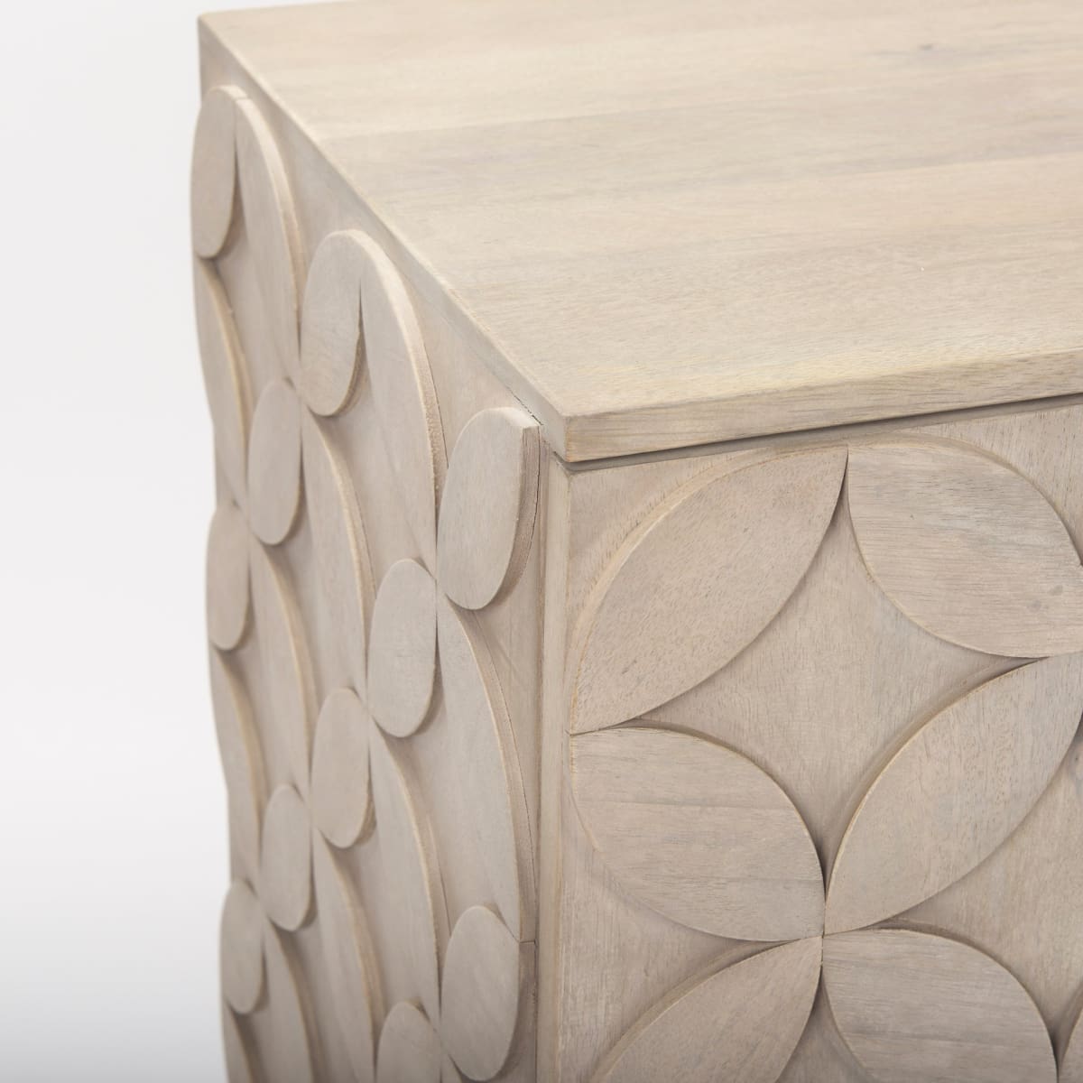 Excelsior Accent Cabinet Light Brown Wood | Gold Metal - acc-chest-cabinets