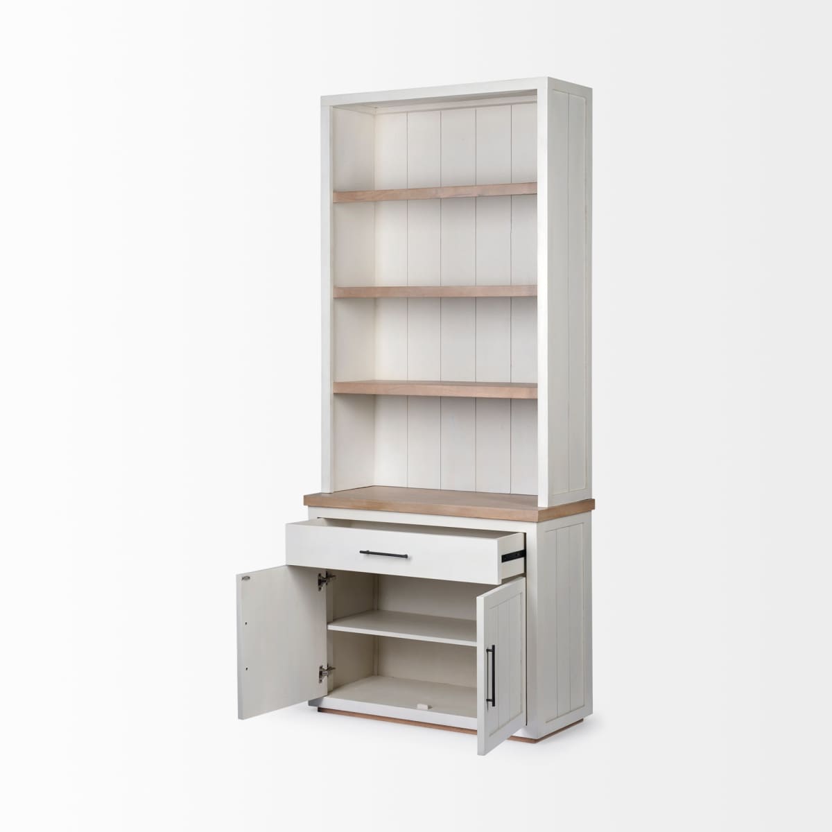 Fairview Shelving Unit White Wood | Brown Wood - shelving